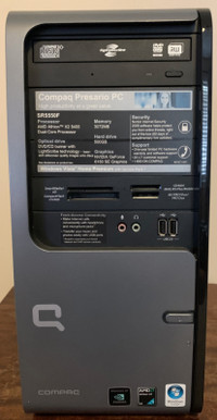 Desktop Computer Dual Core Compaq Presario SR5550F