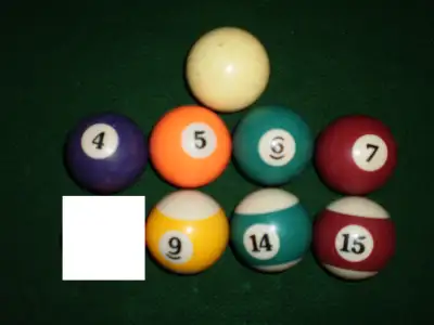 Billiard Pool Balls, Boxed, View more