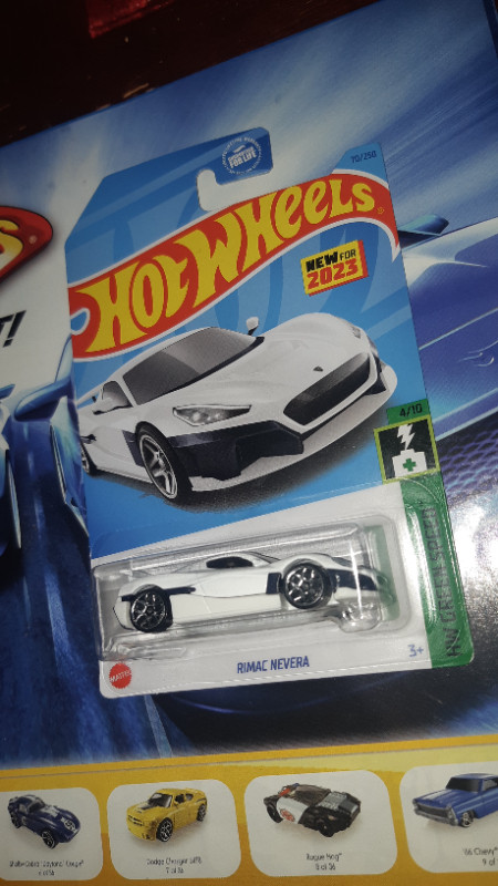  Hot Wheels Rimac Nevera, HW Green Speed 4/10 [White] 70/250 :  Toys & Games