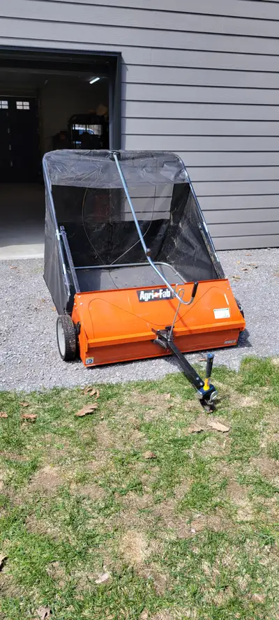 Lawn Sweeper for use with Lawn tractor, View more