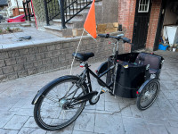 Nihola Cargo Bike in excellent condition seats 4