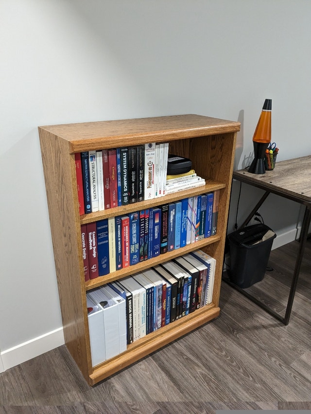 Solid Wood Matching Bookshelves Bookcases & Shelving Units Calgary