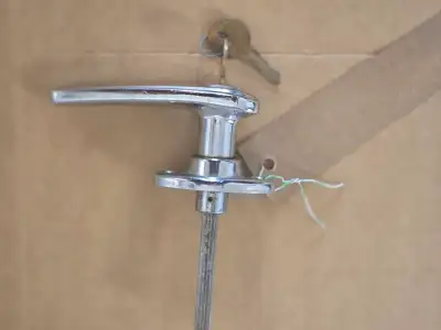 Garage Door Handle w/ 2 keys, View more