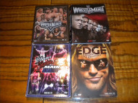 Lot of 4 WWE WWF dvd new & used World Wrestling Entertainment