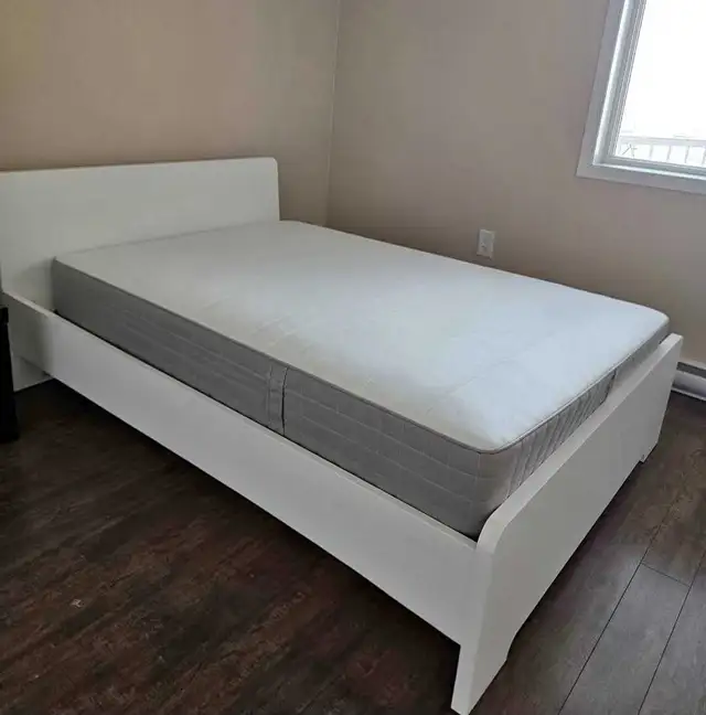 Delivery Available: Double/Full Size bed frame and mattress 