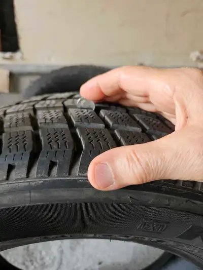 Front winter tires 205/60/R15 Pickup for $60