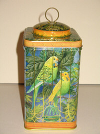 Beautiful Bird Cage Tin
