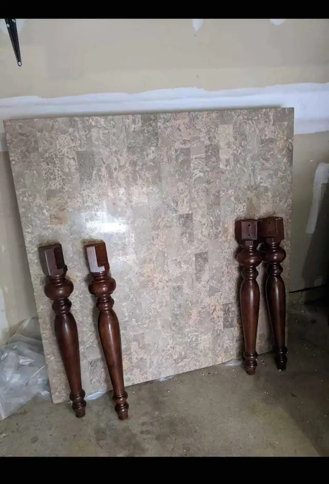 Granite table never used62865711814018121