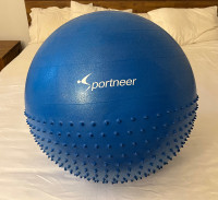 Yoga ball with pressure points 
