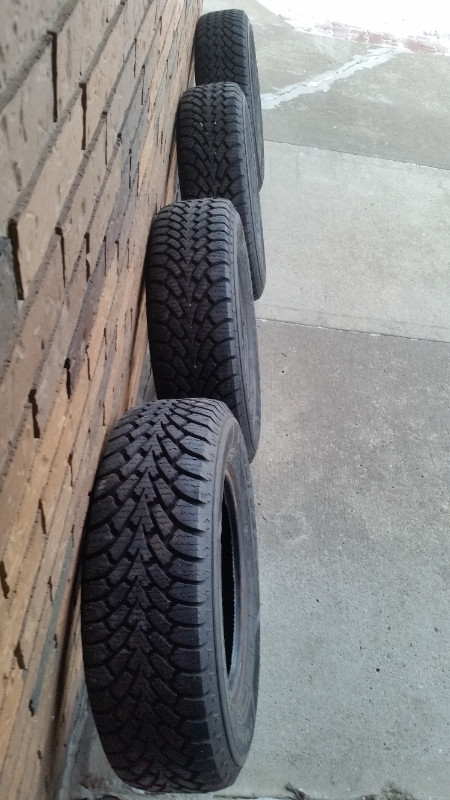 Set of four 195/70/R14 Good Year Nordic Winter tires. in Tires & Rims in Edmonton - Image 3