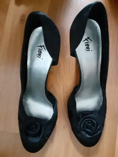 Satin high heel pumps, View more