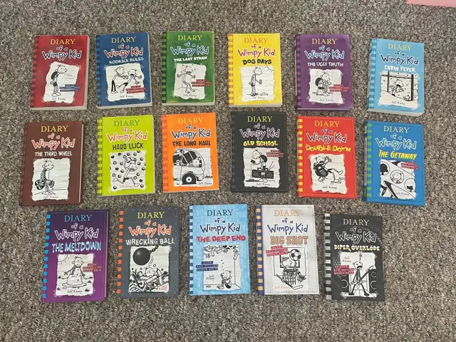 Diary of a Wimpy Kid Book Set – 17 Books in Children & Young Adult in Kitchener / Waterloo - Image 2