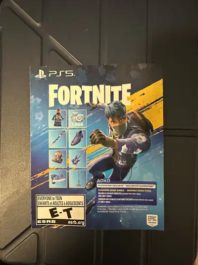 Fortnite Flowering Chaos code ps5, View more
