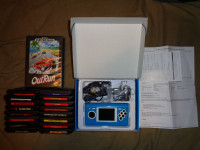 16 Bit Pocket MD Plus (Sega Genesis Handheld) With Games Bundle