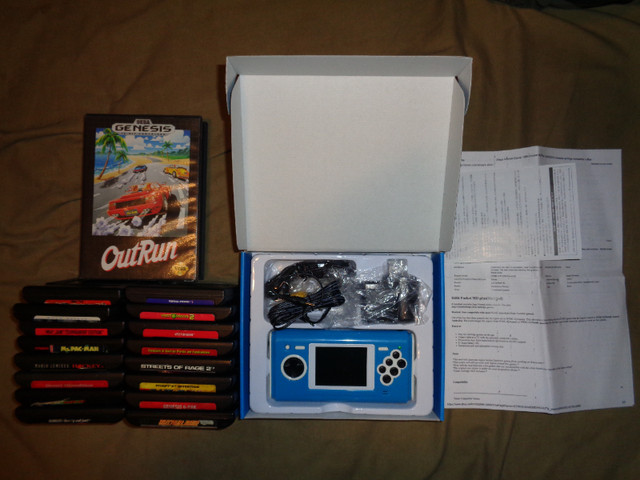 16 Bit Pocket MD Plus (Sega Genesis Handheld) Bundle in Older Generation in Kitchener / Waterloo