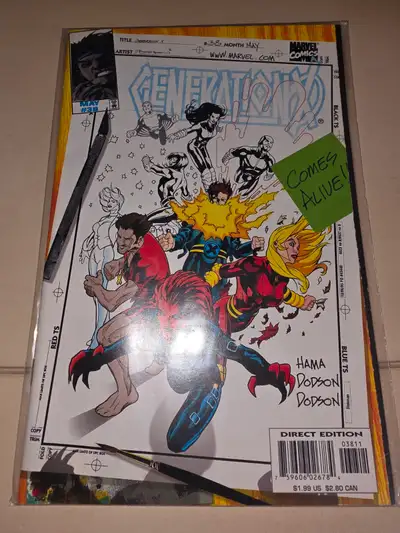 Generation X Comes Alive #38 May Marvle Comics Magazine Novel, View more