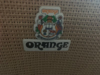 Orange guitar amplifier 
