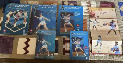 Late 1980s TENNIS PROGRAMS Sabatini Navratilova Graf Agassi, View more