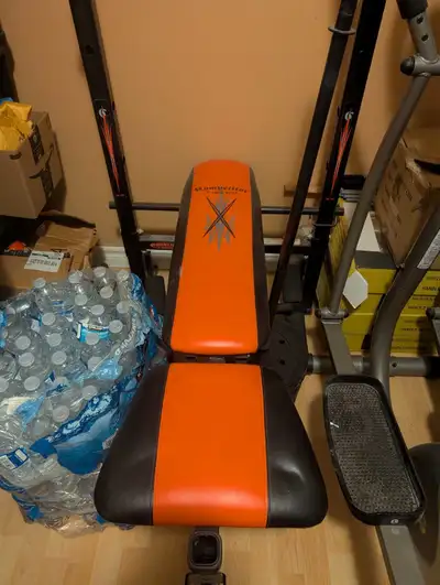 FREE: WORK BENCH AND WEIGHTS, View more
