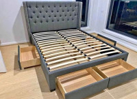 Storage Bed Frame Available In Single/Double/King/Queen Size