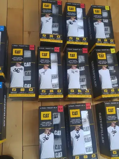 "Cat" Crew Neck T-Shirts, Small, 4-pks - BNIB - $18.00, View more