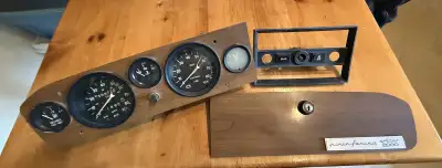 Front dash complete,clove box face and part of the control panel. Will fit for 1978 to 2004 fiat spi...