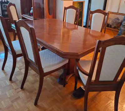 Gorgeous Solid Wood Dining Room Set, View more