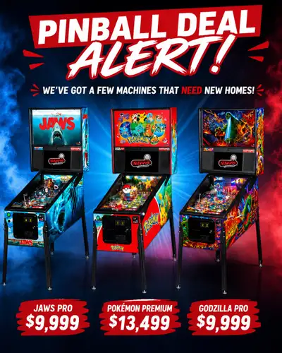Free Delivery - Stern Pinball Machines!, View more