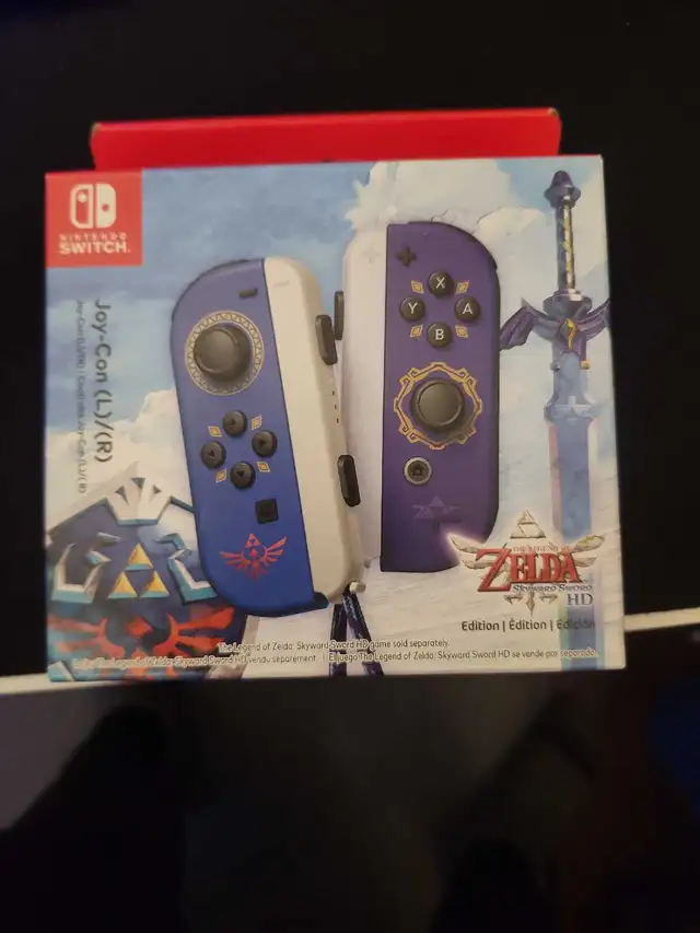  NEW Sealed Zelda Skyward Sword HD Joy-Cons – Nintendo Switch in Nintendo Switch in Laval / North Shore - Image 2