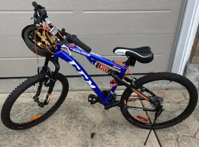 CCM Savage Youth Dual Suspension Mountain Bike, 24-in, View more