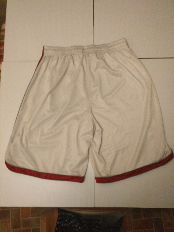 basketball shorts white with red stripe in Men's in Cambridge - Image 2