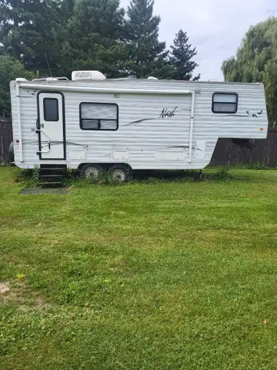 5th wheel trailer for sale. Selling due to health issues. Trailer is in good condition! All applianc...