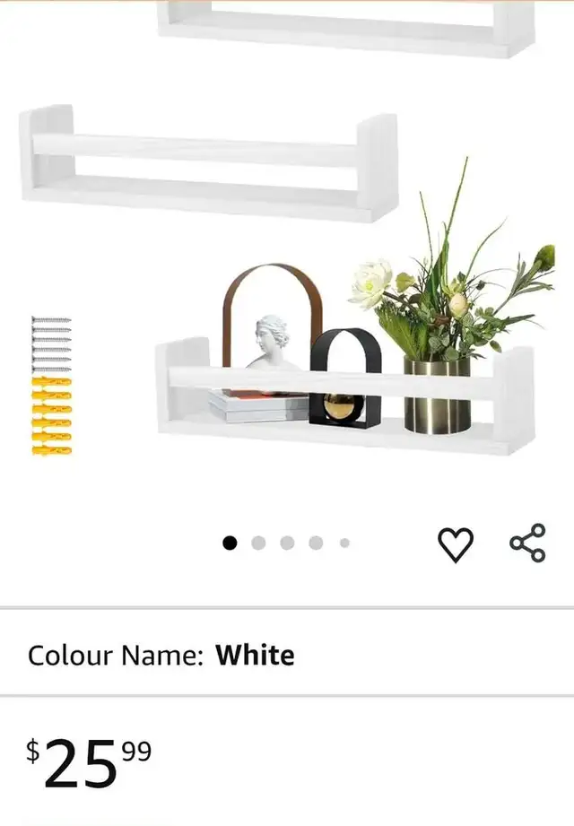 3-Pack Wooden Floating Wall Shelves (Brand New) in Home Décor & Accents in Oakville / Halton Region - Image 9