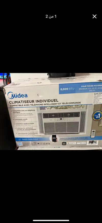 Midea 8,000 BTU Air Conditioner, View more