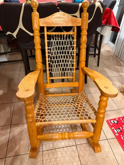 WOODEN ROCKING CHAIR  - SOLID, View more