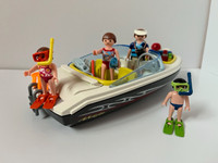 Playmobil 5436 Family SUV and 4862 Family Speedboat
