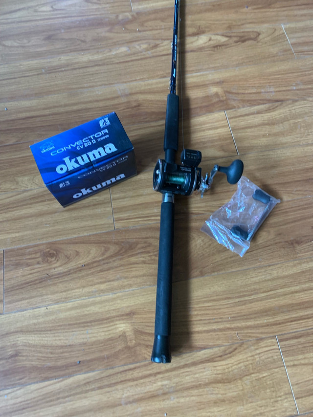 Okuma convector line counting rod and reel in Fishing, Camping & Outdoors in Peterborough
