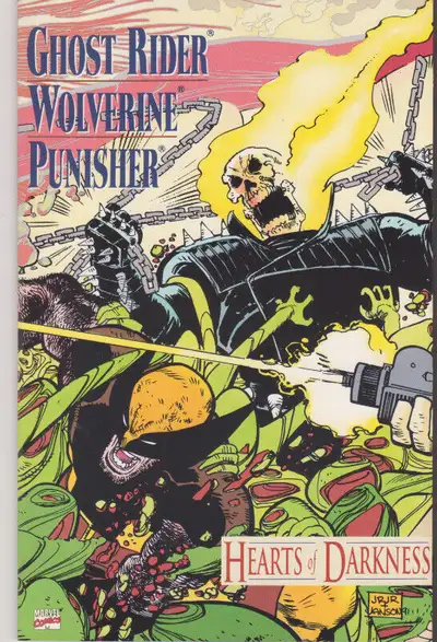 GHOST RIDER, WOLVERINE, PUNISHER: HEARTS OF DARKNESS one-shot., View more