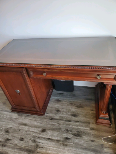 Office desk and furniture, View more