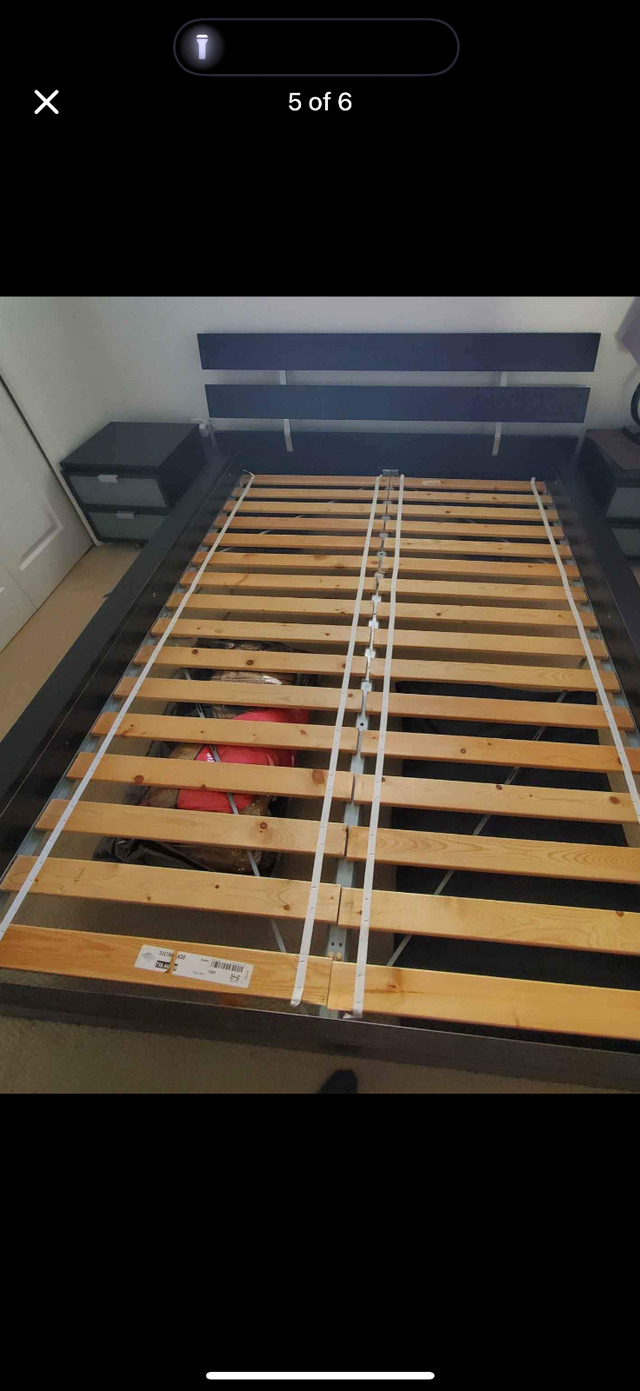 Queen size bed available with mattress on Sale in Beds & Mattresses in Delta/Surrey/Langley - Image 5