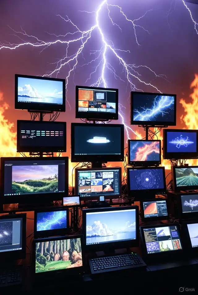 ecran ordinateur 22 $30 32 $50  37 $60 ecran tactile $99 i7 pc50 in Monitors in City of Montréal - Image 2