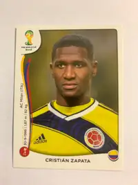 2014 Panini FIFA World Cup Stickers Brazil C.ZAPATA#188 COLOMBIA