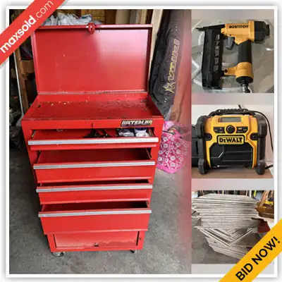 WHAT IS IN THIS AUCTION? This online auction features flooring tile, power & hand tools, fitness gea...