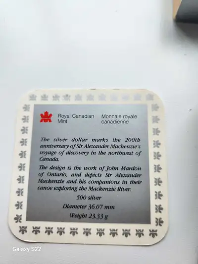 1989 candian mint silver dollar, View more