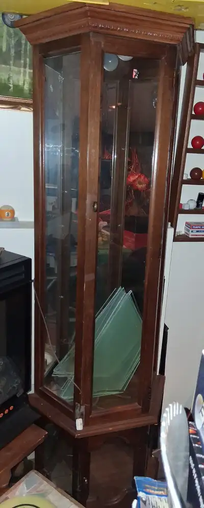 Antique Glass Display Cabinet, View more