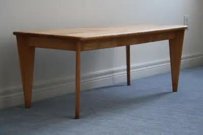 Mid Century Solid Wood Coffee Table, View more