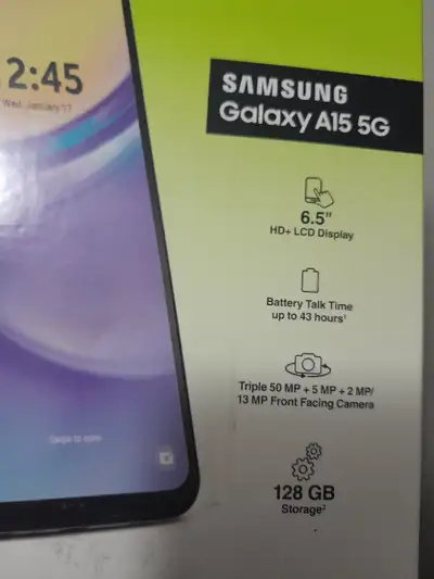 Samsung A15 5G open box, View more