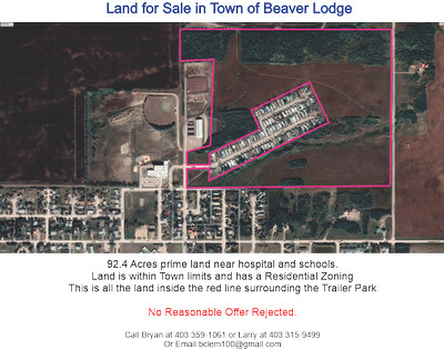 Land for Sale in Town of Beaver Lodge