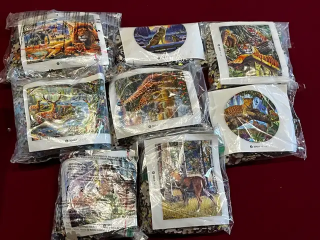Wildlife / Faune 8 in 1 Puzzle Set in Toys & Games in Gatineau - Image 3