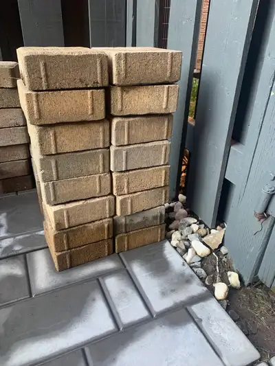 55 - 6x6 paver / edging garden stones - 2” highes, View more